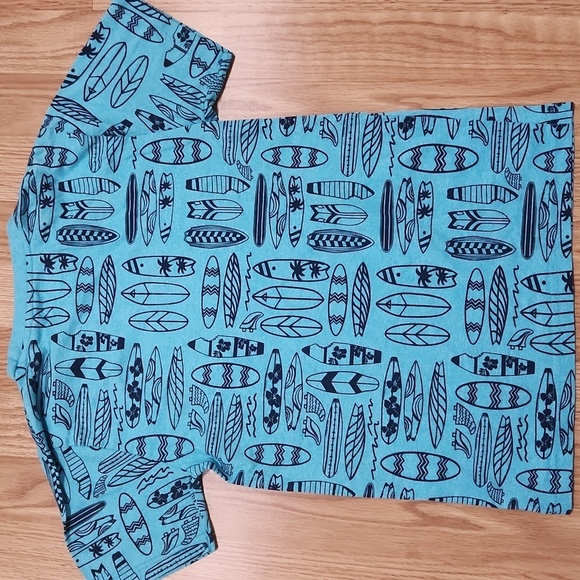 Boys 6 Piece Blue and Teal Kids Shirt Set Size Medium - Picture 13 of 13